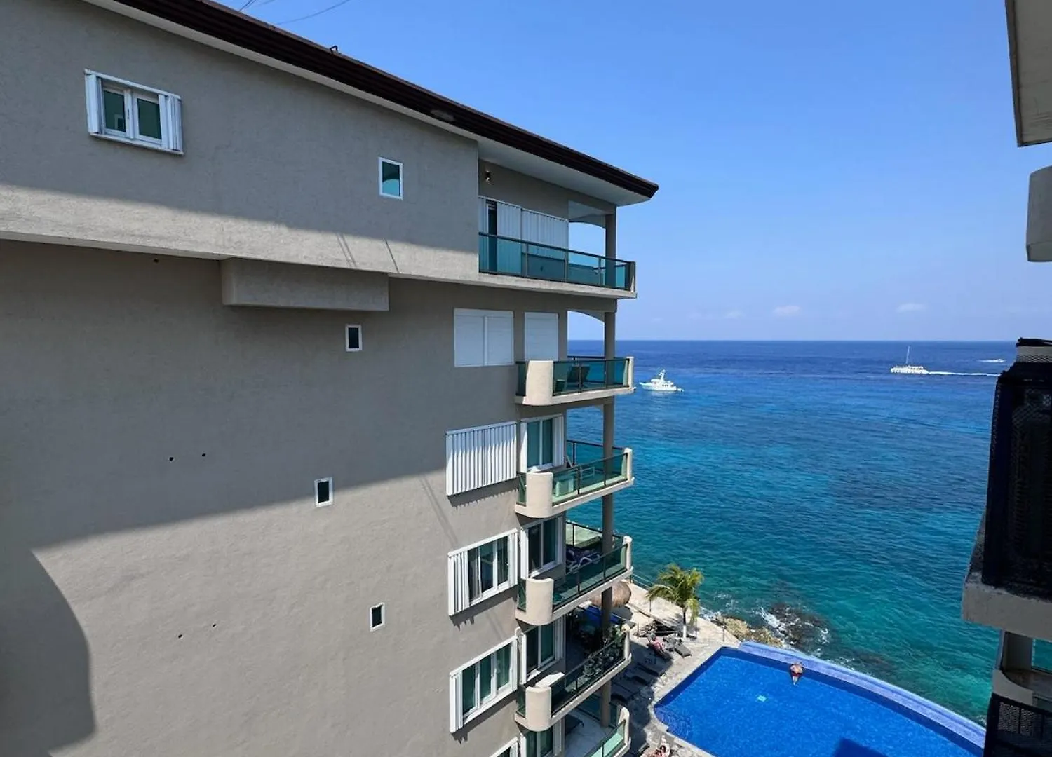 The Queen Of Cozumel - Royal Vista - Caribbean Ocean View Suite For Couples In Mind Apartment