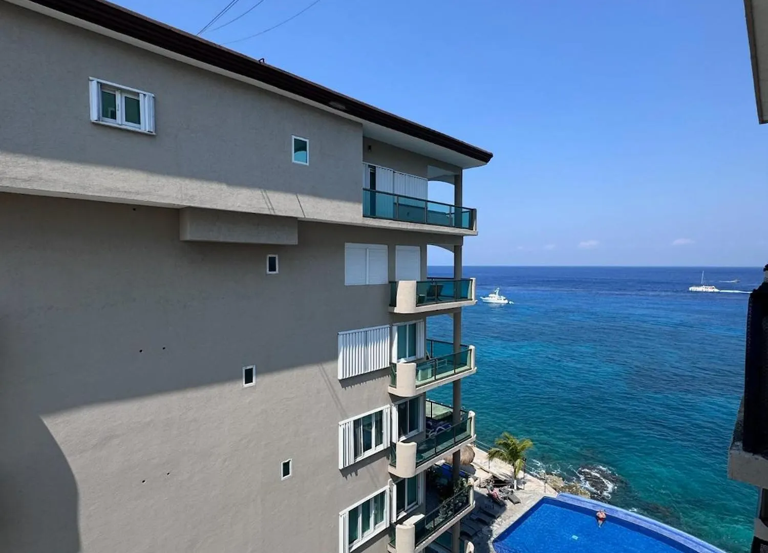 The Queen Of Cozumel - Royal Vista - Caribbean Ocean View Suite For Couples In Mind Apartment